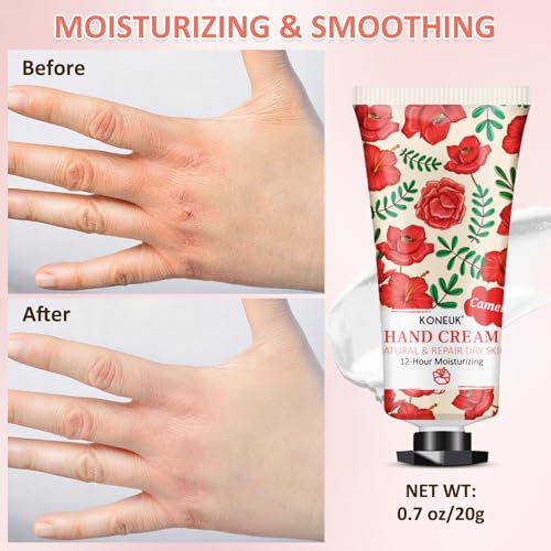 C-80 Pack Hand Cream Set for Dry Cracked Hands - 16 Fragrances Travel Size