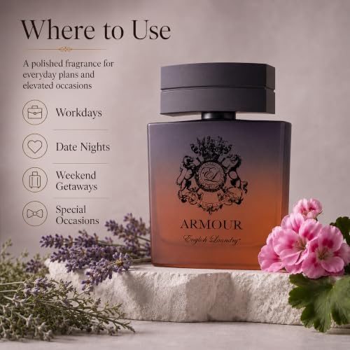 English Laundry Armour Eau de Parfum Spray 3.4 fl oz - Masculine Fragrance