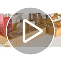 7-Piece Bamboo Drawer Organizer Set - Multi-Size Storage Trays for Kitchen, Bathroom, Office & Vanity
