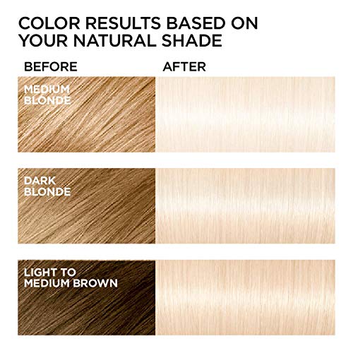 L'Oreal Feria Multi-Faceted Shimmering Hair Color Kit - Extreme Platinum, Pack of 2