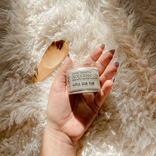 All Natural Aluminum & Baking Soda Free Deodorant Cream with Applicators - Grapefruit Lemon, 2.4 oz