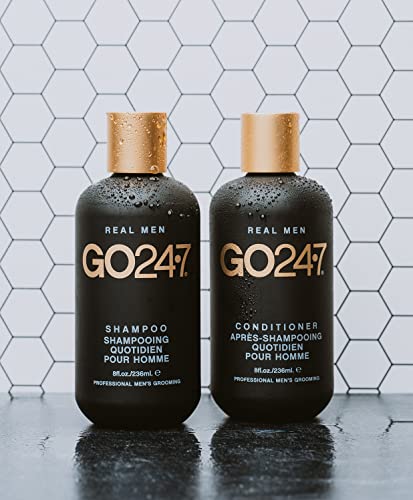 Men's Hydrating Hair Conditioner - Nourishing, Softening, Vitamin E, 8 fl oz