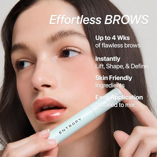 ENTROPY MAKE UP Tough Brow Lift Perm Kit for Fuller, Defined Eyebrows