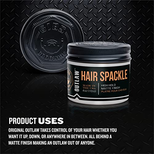 GIBS Outlaw Hair Spackle - High Hold - Matte Finish - 4oz