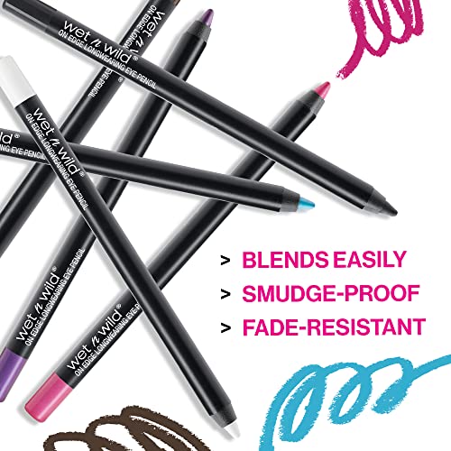 wet n wild Eyeliner Pencil On Edge Longwearing Matte Eye Liner, Long Lasting, Smudge Proof, Fade Resistant, Highly Pigmented, Creamy Smooth Soft Gliding, Dark Brown,Wooden You Know (Pack of 2)