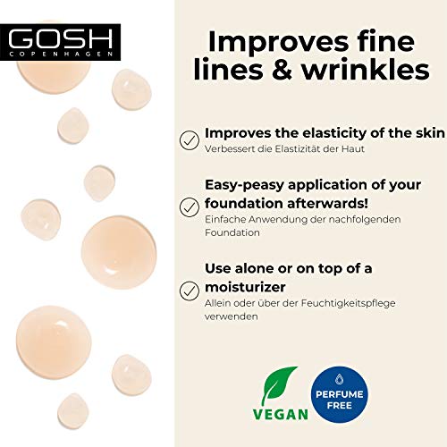 GOSH Velvet Touch Foundation Primer Anti-Wrinkle, Skin Smoothing Makeup Base
