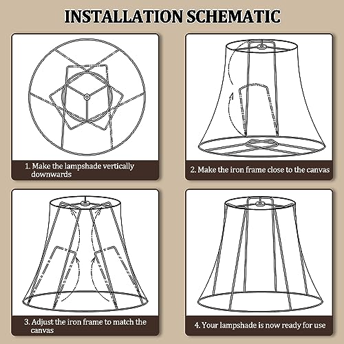 Hamucd 27-inch Set of 2 Rustic Farmhouse Table Lamps for Living Room & Bedroom, Brown, Dimmable 3-Color Temperature