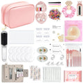 Women's Wedding Emergency Kit Pink with Makeup Bag - 42 Pc Bridal Survival Set