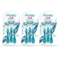 Disposable Razor for Women - Schick Hydro Silk Sensitive 5-Blade, Green & White, 9 Count