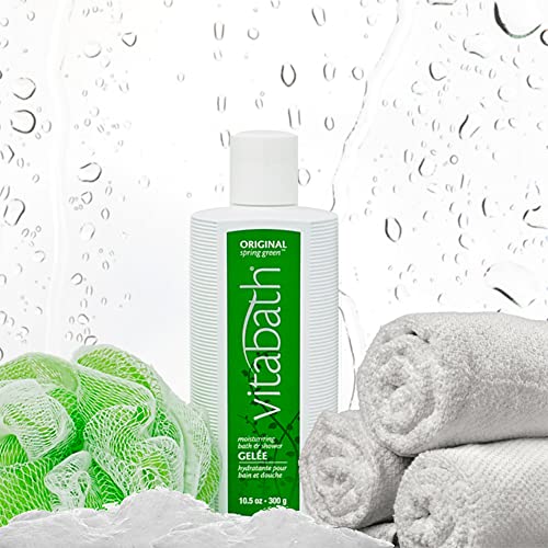 Patchouli Bath & Shower Gel - 10.5 oz Moisturizing Body Cleanser with Botanical Scent - Vitabath