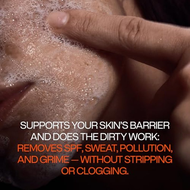 Freaks of Nature Barrier Balancing Cleanser | Foaming Gel-To-Oil Facewash | Dermatologist Test Vegan Formula 3.4 Fl oz