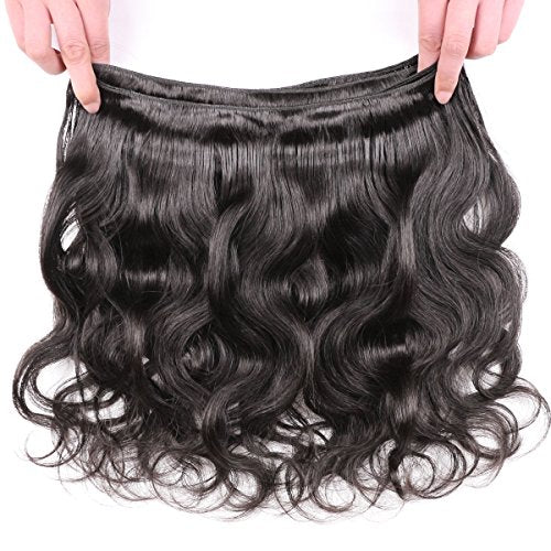 8A Brazilian Virgin Body Wave Human Hair Bundles - 10 Inch, Unprocessed, Silky & Full