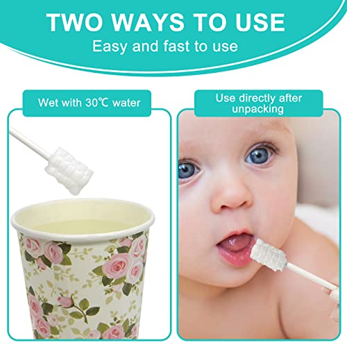 Baby Tongue Cleaner Disposable Soft Gauze Oral Hygiene Stick for 0-36 Months - Variation 200