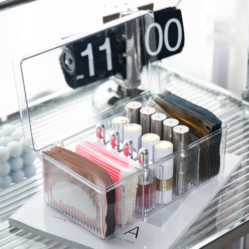 MoyRetty 2-Pack Acrylic Lash Extension Organizer Dustproof Storage for Salon
