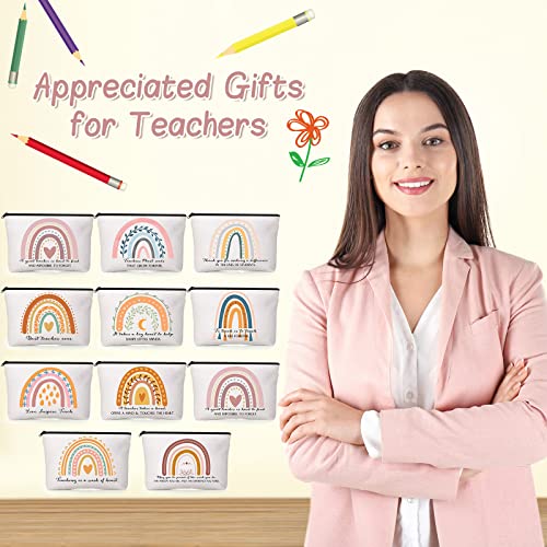 Elegant 30 Pcs Christmas Teacher Appreciation Gifts Bulk with Rainbow Themed Bags