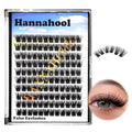 Large Tray,10-20mm to Choose DIY Eye Lashes Extensions 120 Cluster Wide Stem Eyelashes Soft and Lightweight Individual False Eyelashes Dramatic Look (14mm)