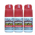 3 bottles Super nail Glue professional Salon Quality,Quick and Strong Nail liquid adhesive