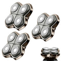 Audoc 3-Pack Replacement Blade Heads for Skull Shaver PRO 4-Head Bald Head Grooming