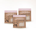 Goat Milk Soap Bar with Chamomile & Cherry Blossom - Moisturizing, Gentle, Pack of 3 - 5 Oz