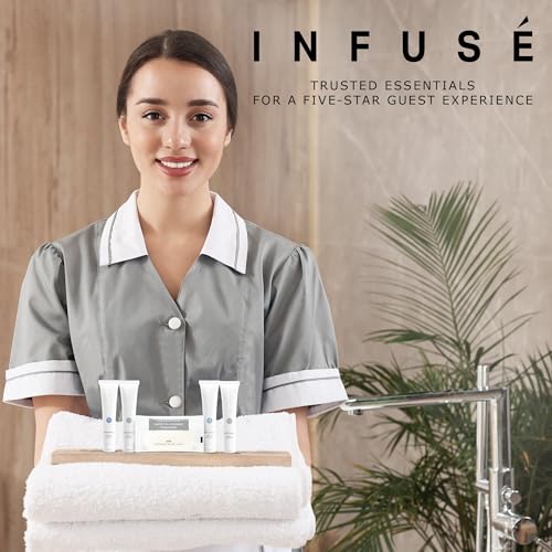 Terra Pure 75-Piece Hotel Toiletries Set with Shampoo Conditioner Lotion & Soap - Luxury Guest Amenities