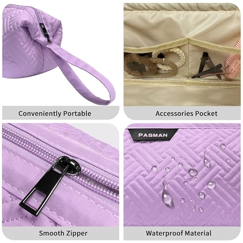 Shark Flex Style Case,Hair Tools Travel Organizer, Holds FlexFusion Attachments, Blow Dryer, Curling Iron, Styling Tools (Purple)