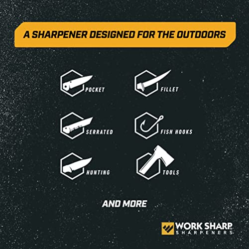 Work Sharp Guided Field Knife Sharpener 3 Pack - Travel & Gift Set