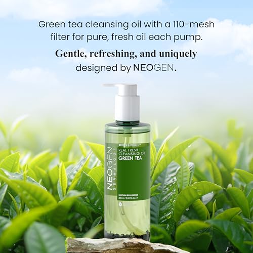 Green Tea Oil Real Fresh Foam Cleanser for Sensitive Skin - Hydrating & Calming