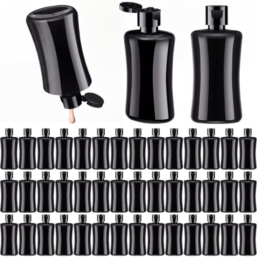50 Pack 3.4 oz Travel Squeeze Bottles with Lids - Leakproof & Airline Approved