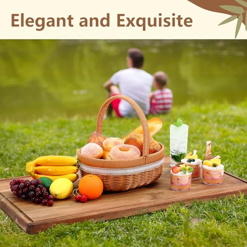 Large Acacia Wood Cutting Board with Juice Groove - Natural 32x18 Inches, Extra Large Serving Platter & Carving Tray