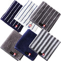Japanese Imabari Towel Set - 6 Mini Face Towels, 100% Cotton, Assortment D