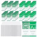 Moist Towelettes, Disposable Pre Moistened Towels Individually Wrapped, Soft Portable Face & Body Wet Towels for Travel Hotel Sport Camping Spa 9.8 inch (Pack of 100, Mint & Eucalyptus Leaf)