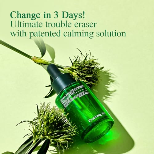 Pyunkang Yul PKY Ultimate Calming Solution Ampoule for Sensitive Skin with Patented Ingredients, Serum Intensely Calms & Soothes Redness with Cica & Tea Tree, Korean Skincare (1.01 Fl. Oz, 30ml)