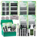 Eyelash Clusters Kit with 1915pcs Lash Extensions & Tools - KIT-006