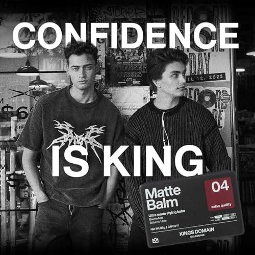 Men's Matte Hair Paste with Medium Hold - Professional Styling Balm