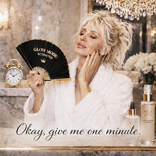 Anti-Aging Face Cream with Hyaluronic Acid & Vitamin E - Smooths Fine Lines, Glows Up to 8 Hours, 1.7 oz