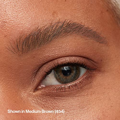 Revlon ColorStay Micro Eyebrow Pencil with Built In Spoolie Brush, Infused with Argan and Marula Oil, Waterproof, Smudgeproof, 454 Medium Brown, 0.003 oz