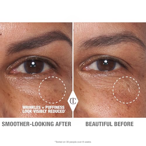 Charlotte Tilbury Cryo-Recovery Eye Serum - Cooling Dark Circles Under Eye Treatment - Addresses Fine Lines, Wrinkles & Puffiness - Infused with Caffeine to Boost Elasticity