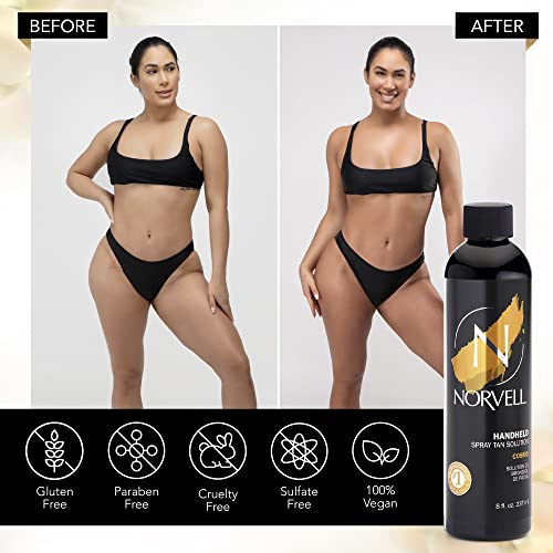 Norvell Sunless Spray Tan Solution Cosmo 8 fl oz - Natural Deep Glow with Bronzer