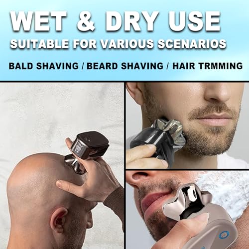 Head Shaver Replacement Heads Compatible with Sk-ull Shaver Pitbull Gold PRO, Pitbull Silver PRO, Palm, Pitbull Platinum PRO, Electric Razor Replacement head for Superior Shaving (12 PACKS)