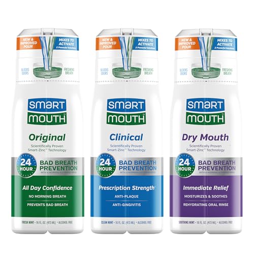 Activated Mouthwash Bundle for Dry Mouth and Fresh Breath - Anti-Gingivitis, Alcohol-Free