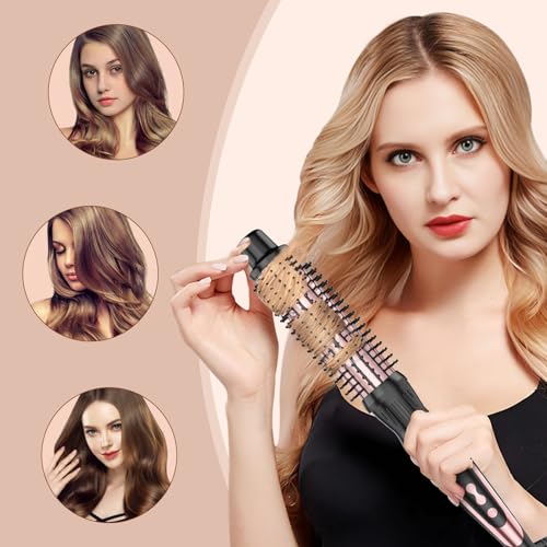 Rose Gold 1 1/4 Inch Thermal Hair Brush for Effortless Blowouts