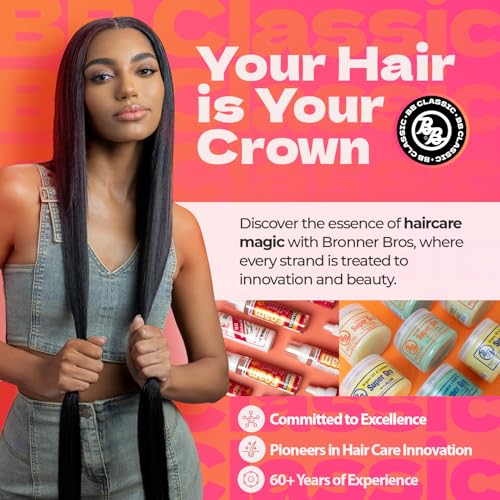 Bronner Bros Pump It Up Styling Spritz Regular 80% ? Fast-Dry Hair Spray with Vitamin B5, Silk Amino Acids & Proteins ? Flexible Hold Finishing Spritz Hairspray, No Build-up or Stiffness ? 8oz