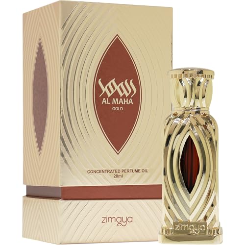 Maha Gold Unisex Perfume Oil - Concentrated Fragrance 20ml - Luxurious Oriental Blend