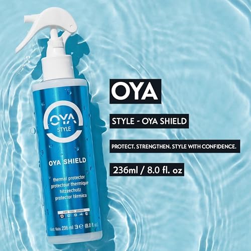 OYA Shield 8 Fl Oz Heat Protection Spray - Lightweight Thermal Shield for Hair