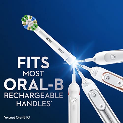 Electric Toothbrush Replacement Heads - 5 Pack FlossAction Compatible with Oral-B Handles Variation of THIS listing