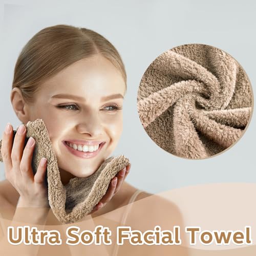 100 Pack Microfiber Washcloths - Soft, Reusable Bathroom & Baby Towels 12x12 Inch