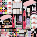 Acrylic Nail Kit with Drill for Beginners - Includes UV Light & 18 Colors