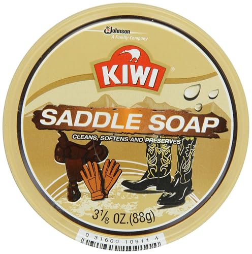 Kiwi Saddle Soap Pack - No Color, 3.125 Ounce, Set of 3