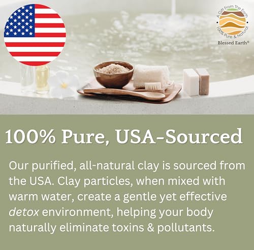 EvenbetterNow Blessed Earth Detox Clay Bath 16 oz | Therapeutic Sodium Bentonite