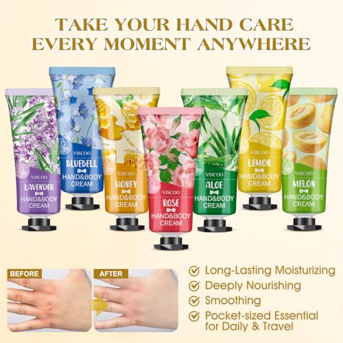 F-84P Hand Cream Gift Set - 84 Pack with Floral Fragrances for Women